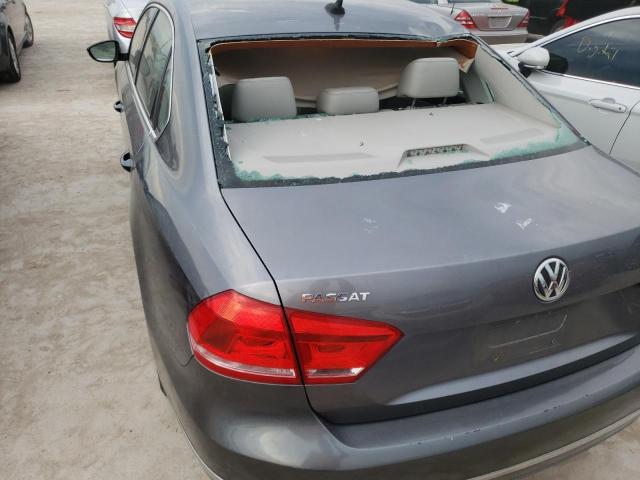 1VWCP7A39CC038076 - 2012 VOLKSWAGEN PASSAT SEL GRAY photo 9