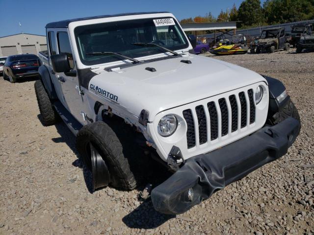 1C6JJTAG2LL109617 - 2020 JEEP GLADIATOR WHITE photo 1