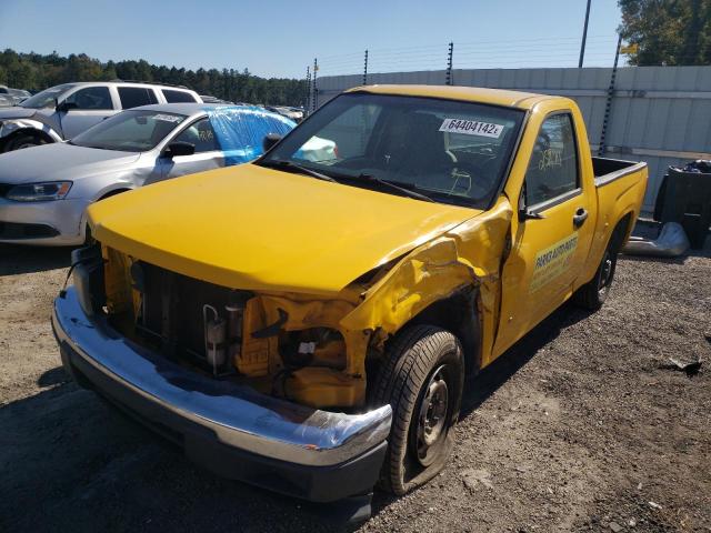 1GCCS149678191375 - 2007 CHEVROLET COLORADO YELLOW photo 2