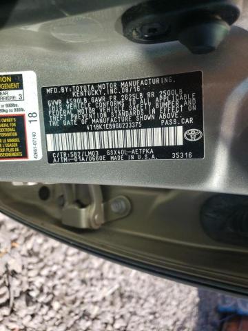 4T1BK1EB9GU233375 - 2016 TOYOTA AVALON XLE BEIGE photo 10