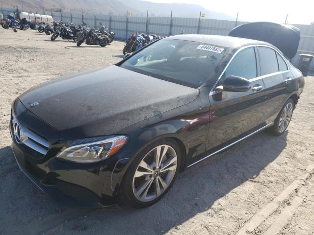 55SWF4HB9JU270254 - 2018 MERCEDES-BENZ C 350E BLACK photo 2