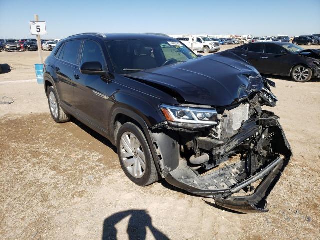 1V25C2CA4LC201365 - 2020 VOLKSWAGEN ATLAS CROS BLACK photo 1