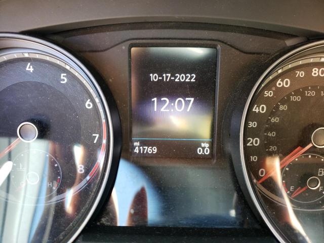 1V25C2CA4LC201365 - 2020 VOLKSWAGEN ATLAS CROS Черный фото 8