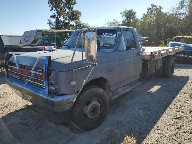 2FDLF47M7JCB08584 - 1988 FORD F SUPER DU GRAY photo 2