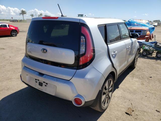 KNDJX3A5XF7792217 - 2015 KIA SOUL ! SILVER photo 4