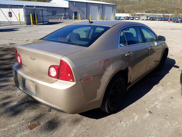 1G1ZH57BX8F162238 - 2008 CHEVROLET MALIBU 1LT 金色 照片 4