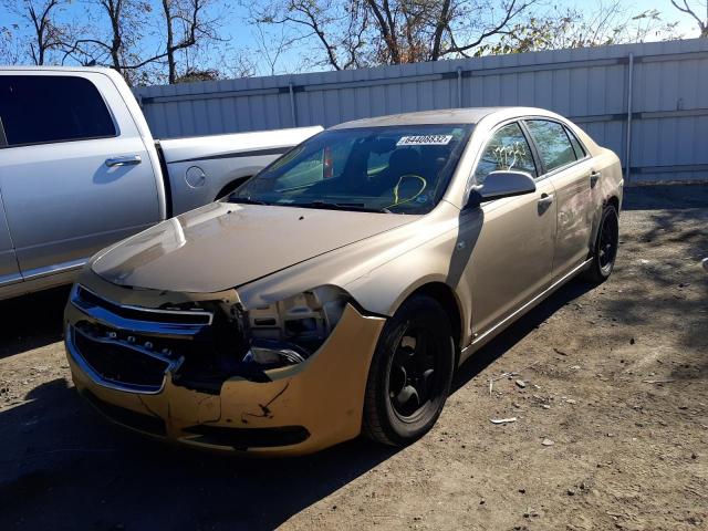 1G1ZH57BX8F162238 - 2008 CHEVROLET MALIBU 1LT 金色 照片 9