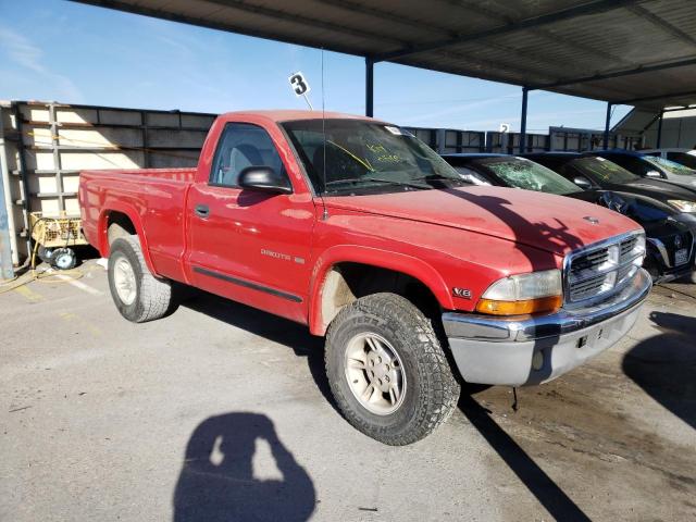 1B7GG26N6YS701683 - 2000 DODGE DAKOTA RED photo 1