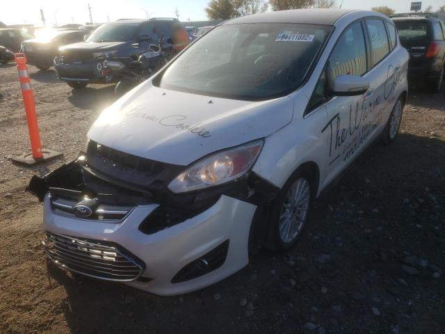 1FADP5BU8GL109444 - 2016 FORD C-MAX SEL WHITE photo 2