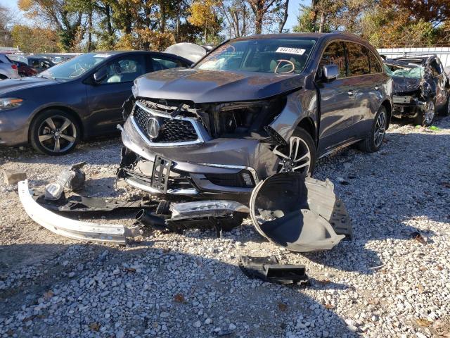 5FRYD4H83HB005102 - 2017 ACURA MDX ADVANC CHARCOAL photo 2