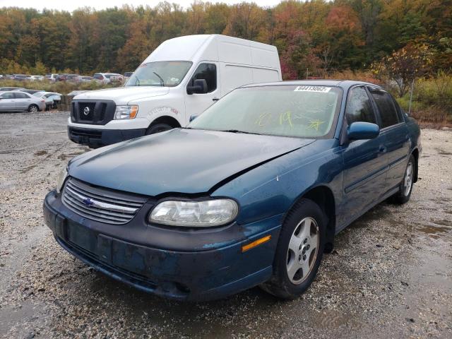 1G1NE52J43M569076 - 2003 CHEVROLET MALIBU LS GREEN photo 2