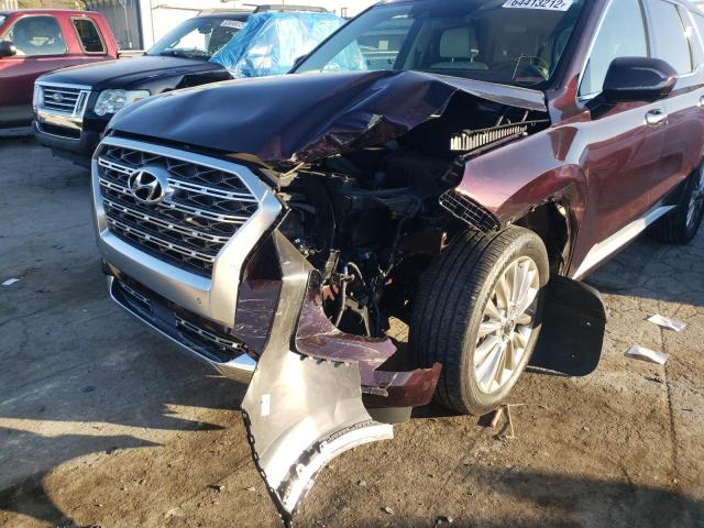 KM8R54HE8LU166064 - 2020 HYUNDAI PALISADE L BURGUNDY photo 9