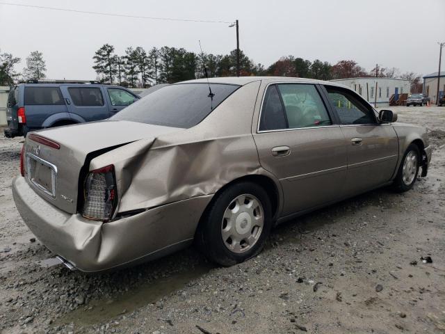 1G6KD54Y82U102011 - 2002 CADILLAC DEVILLE TAN photo 3