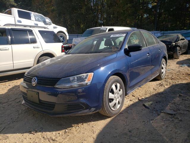 3VW2K7AJ5DM295423 - 2013 VOLKSWAGEN JETTA BASE 蓝色 照片 2