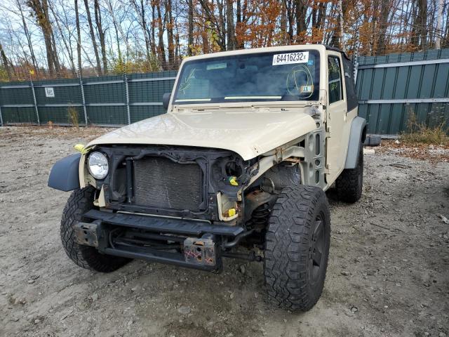 1J4AA2D1XBL516698 - 2011 JEEP WRANGLER S CREAM photo 2