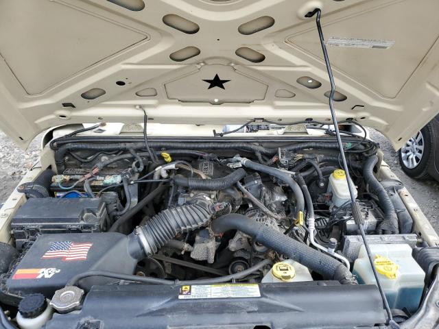 1J4AA2D1XBL516698 - 2011 JEEP WRANGLER S CREAM photo 7