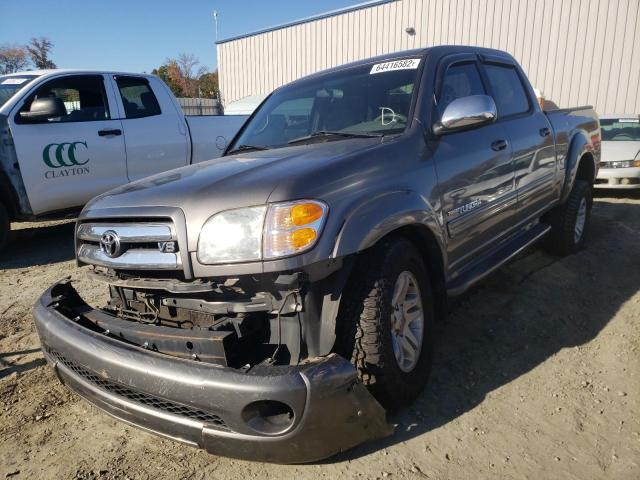 5TBET34164S447493 - 2004 TOYOTA TUNDRA DOU GRAY photo 2