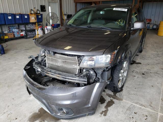 3C4PDCEG9FT659104 - 2015 DODGE JOURNEY R/ GRAY photo 2