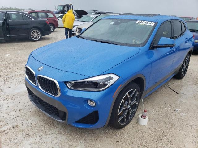 WBXYJ3C32JEJ84405 - 2018 BMW X2 SDRIVE2 BLUE photo 2