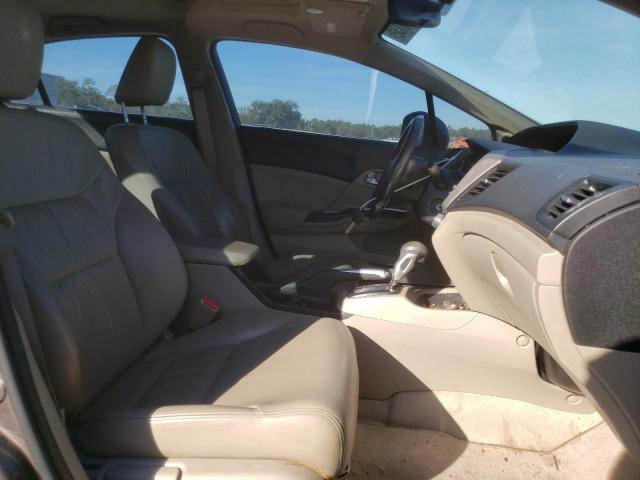 2HGFB2F92CH569293 - 2012 HONDA CIVIC EXL رمادي صورة 5