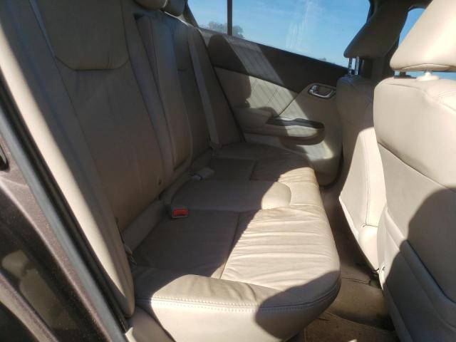 2HGFB2F92CH569293 - 2012 HONDA CIVIC EXL رمادي صورة 6