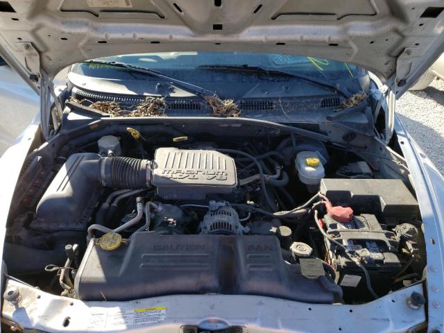 1D7HL48N54S717365 - 2004 DODGE DAKOTA QUA SILVER photo 7