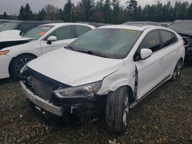 KMHC85LC4JU081387 - 2018 HYUNDAI IONIQ LIMI WHITE photo 2