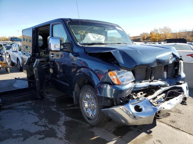 5BZAF0AA9GN853987 - 2016 NISSAN NV 3500 S BLUE photo 1