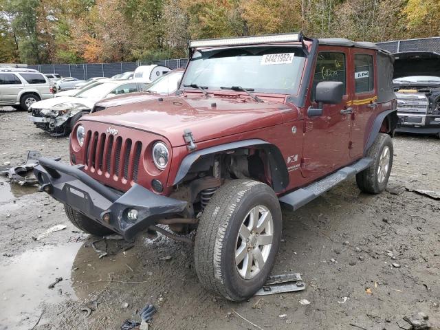 1J4GA39157L229852 - 2007 JEEP WRANGLER X BURGUNDY photo 2