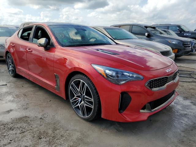 KNAE55LC4P6124870 - 2023 KIA STINGER GT RED photo 1