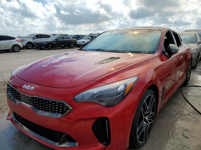 KNAE55LC4P6124870 - 2023 KIA STINGER GT RED photo 2