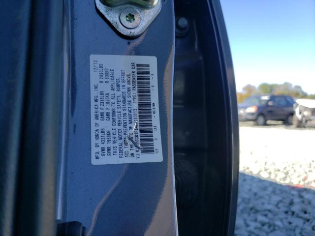 1HGCR2F84DA080013 - 2013 HONDA ACCORD EXL GRAY photo 10