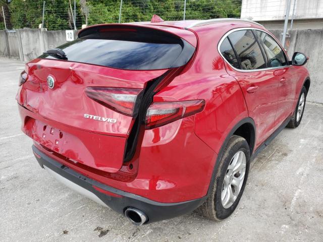 ZASPAJANXK7C68731 - 2019 ALFA ROMEO STELVIO RED photo 4