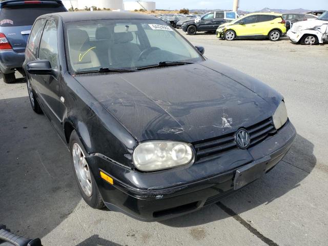 WVWBT21J81W057208 - 2001 VOLKSWAGEN GOLF GL BLACK photo 1