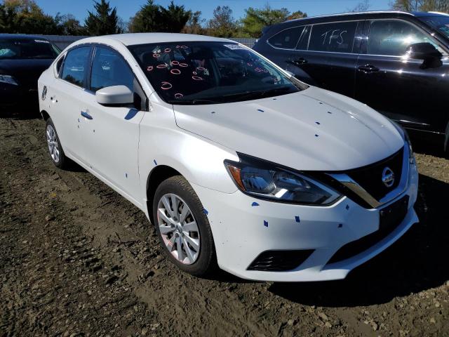 3N1AB7AP5HY207622 - 2017 NISSAN SENTRA SV WHITE photo 1