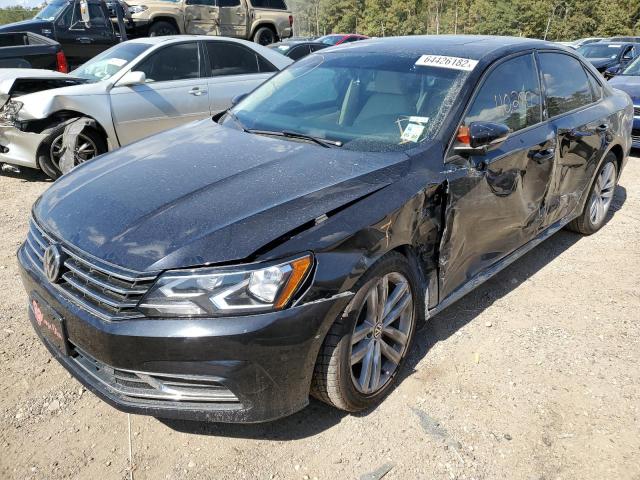 1VWLA7A38KC008356 - 2019 VOLKSWAGEN PASSAT WOL BLACK photo 2