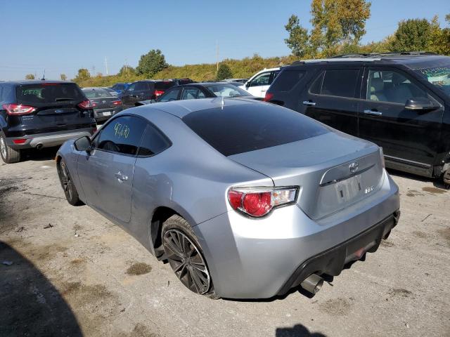 JF1ZNAA11G8702240 - 2016 TOYOTA SCION FR-S SILVER photo 3