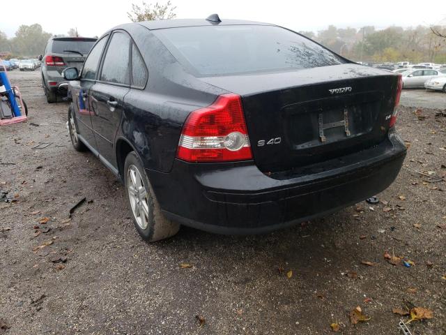 YV1MS382X72279954 - 2007 VOLVO S40 BLACK photo 3