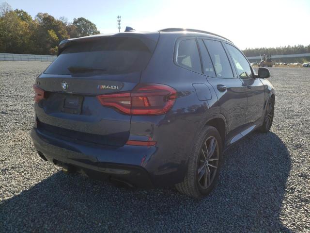 5UXTS3C50J0Y97255 - 2018 BMW X3 XDRIVEM BLUE photo 4