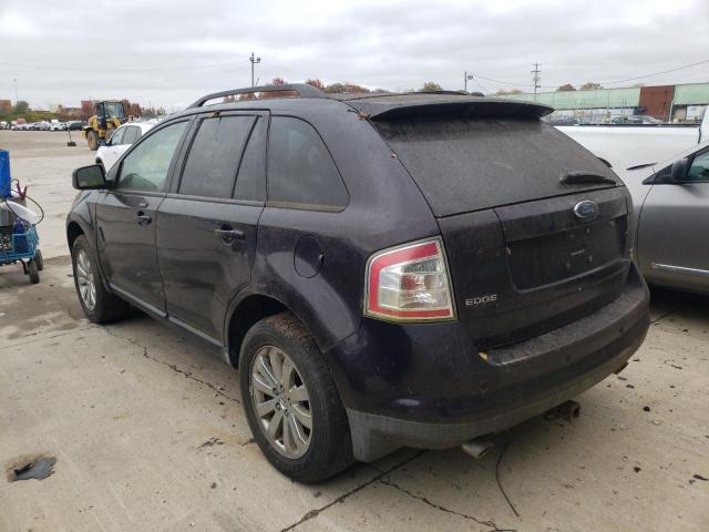 2FMDK49C07BA33200 - 2007 FORD EDGE SEL P MAROON photo 3