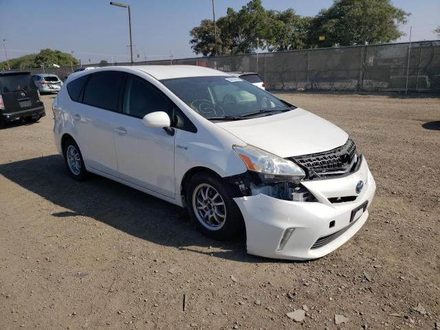 JTDZN3EU1C3149705 - 2012 TOYOTA PRIUS V WHITE photo 1