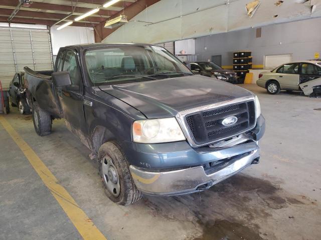 1FTRF14W14NC15731 - 2004 FORD F150 BLUE photo 1