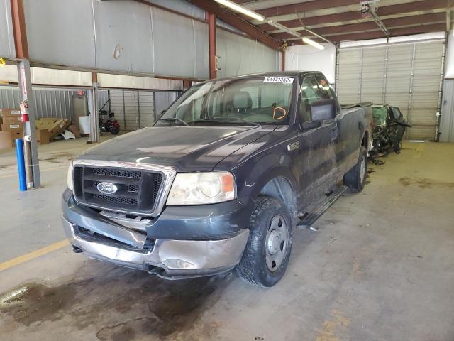 1FTRF14W14NC15731 - 2004 FORD F150 BLUE photo 2