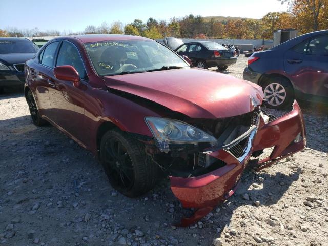 JTHCK262982022136 - 2008 LEXUS IS 250 RED photo 1