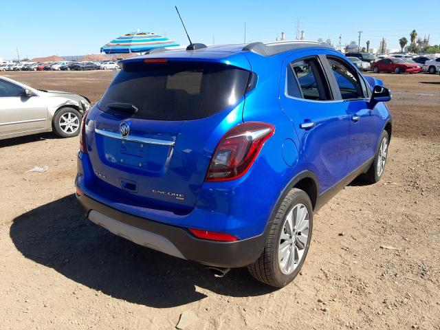 KL4CJESBXJB629013 - 2018 BUICK ENCORE PRE BLUE photo 4