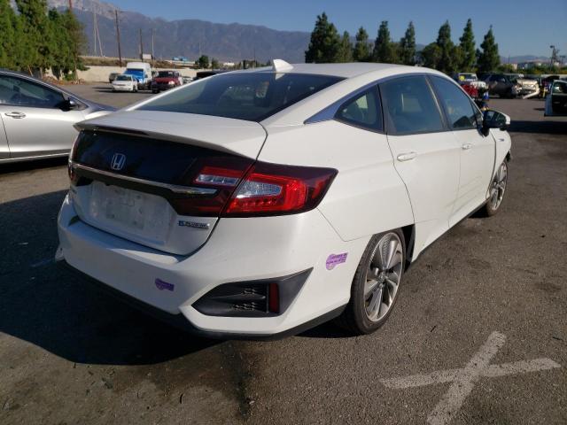 JHMZC5F1XKC002186 - 2019 HONDA CLARITY WHITE photo 4