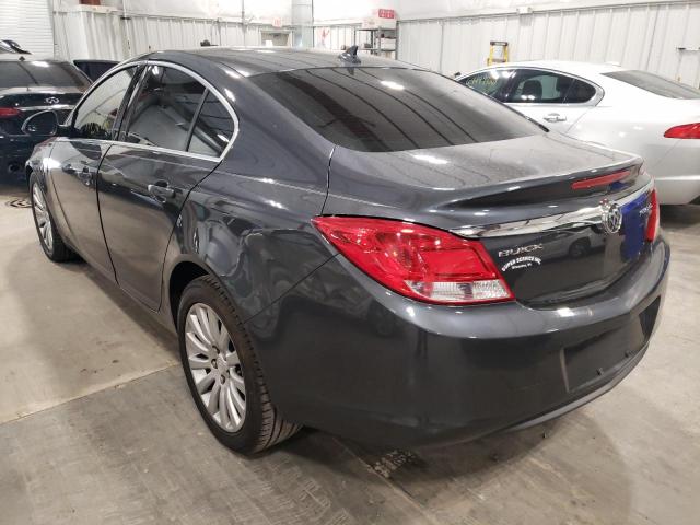 2G4GP5EC2B9184050 - 2011 BUICK REGAL CXL BLACK photo 3