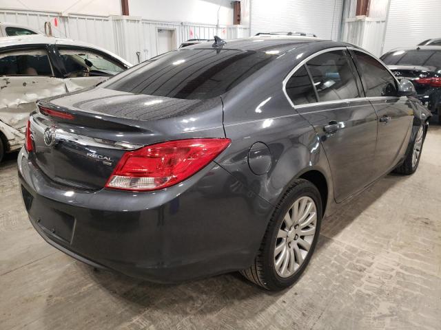 2G4GP5EC2B9184050 - 2011 BUICK REGAL CXL BLACK photo 4