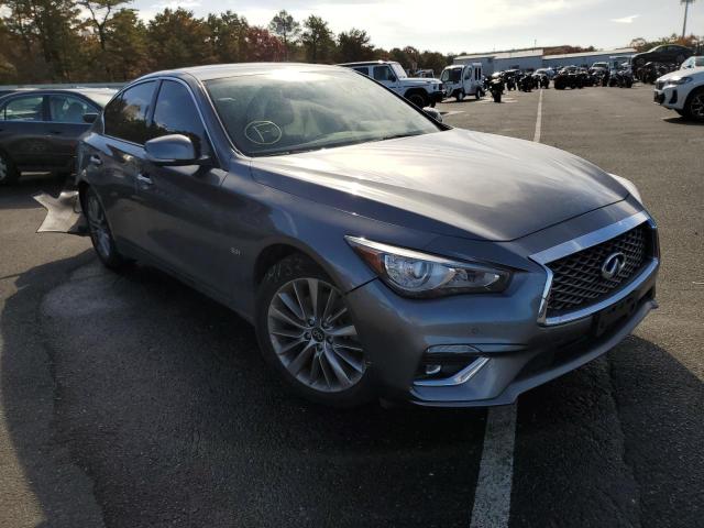 JN1EV7AR2KM592318 - 2019 INFINITI Q50 LUXE GRAY photo 1