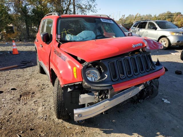 ZACCJBAB0HPF33770 - 2017 JEEP RENEGADE S RED photo 1